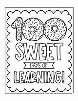 100th Day Of School Coloring Pages Free Printable PDFs  Cute sketch template