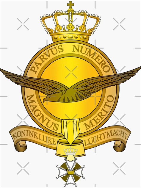 "ROYAL NETHERLANDS AIR FORCE DUTCH" Sticker by enigmaticone | Redbubble