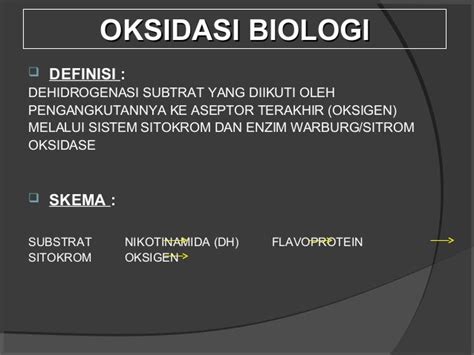 Oksidasi biologi