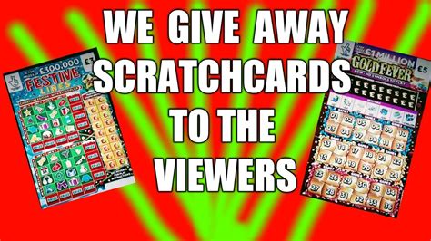 SCRATCHCARDS....SUPER VIEWERS PRIZES...SCRATCHCARD DRAW..DELIVERED TO YOUR HOME - YouTube