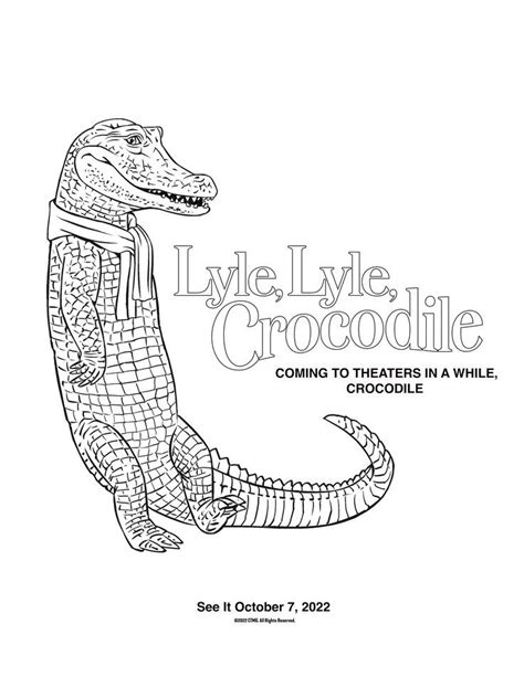 LYLE, LYLE, CROCODILE - Coloring Page | Coloring pages, Lyle, Printable ...