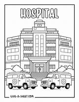 Coloring Page In hospital  Free Printable coloring pages Img 11850🐡 sketch template