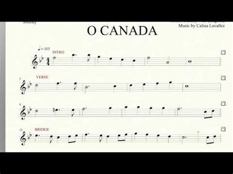 O Canada - Flute, Xylo (Melody, Apr2020) - YouTube
