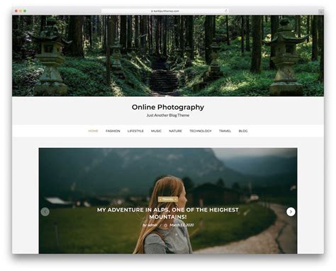 35+ Free Photography WordPress Themes 2021 - Colorlib