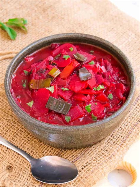 Beetroot Soup Recipe - Tastefully Vikkie