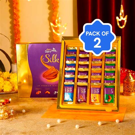 Cadbury Dairy Milk Silk Chocolate Gift Pack - Pack of 2 Price - Buy Online at ₹530 in India