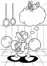 Donald Levantando Pesas Para Colorear Imprimir E Dibujar –ColoringOnlyCom sketch template
