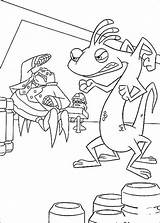 Waternoose And Randall coloring Page  ColouringPages sketch template
