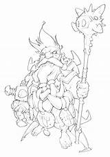 ArtStation  Zombicide Fantasy Brickborn Concept Art Characters sketch template