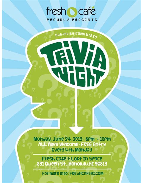 Free Trivia Night Flyer Template - Professional Sample Template Collection