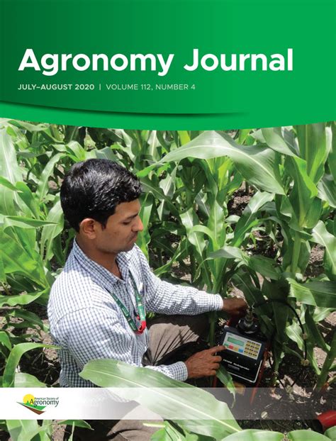 Agronomy Journal: Vol 112, No 4