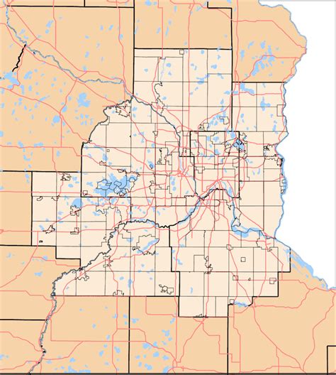 Twin Cities Map 2 • Mapsof.net