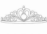 A Princess Crown coloring Page  Download Print Or Color Online For Free sketch template