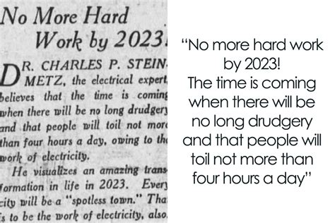 17 Predictions For 2023 People Had 100 Years Ago | Bored Panda