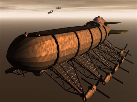 Zeppelin Carrier by ~shelbs2 on deviantART | Zeppelin, Steampunk airship, Airship