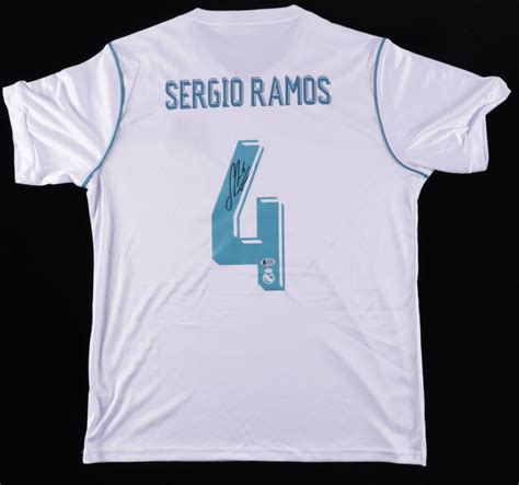 Sergio Ramos Signed Jersey (Beckett COA) | Pristine Auction