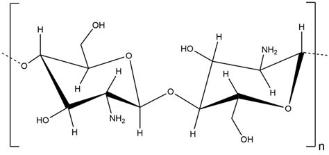 Chemical structure of chitosan. | Download Scientific Diagram