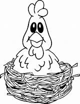 Easter Chick Coloring Pages Drawing Baby Chicken Printable Cute Chicks  sketch template