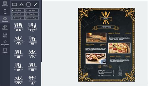 Chinese Menu Design Background