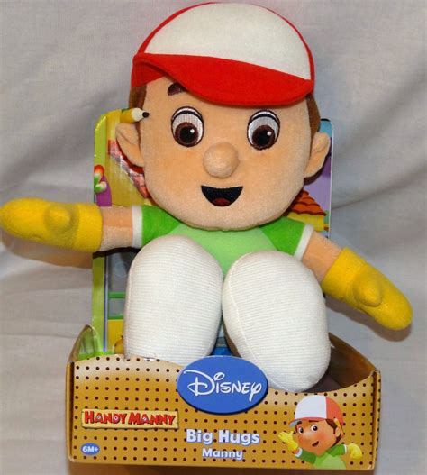 NEW DISNEY HANDY MANNY BIG HUGS MANNY PLUSH FIGURE TOY 15 TALL on PopScreen