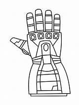 Infinity Gauntlet 8 coloring Page sketch template