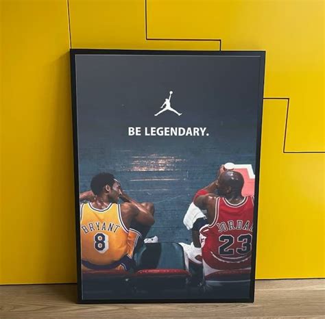 VINTAGE Michael Jordan poster, Kobe Bryant poster, Basketbal | Inspire ...