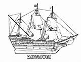 Mayflower Printable Coloring Pages sketch template