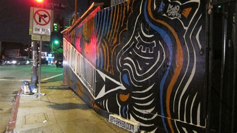 Silver Lake Street Art - Los Angeles: Septerhed gives Sunset Junction a Fresh Coat