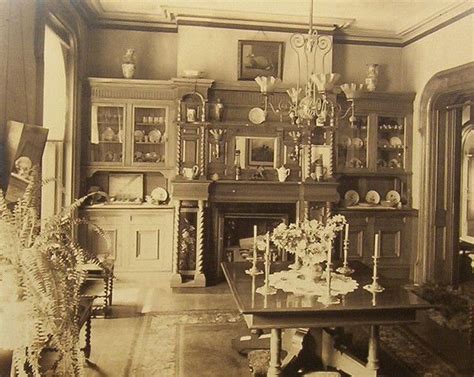 Victorian dining room 1890's | Victorian homes, Dining room victorian, Old victorian homes