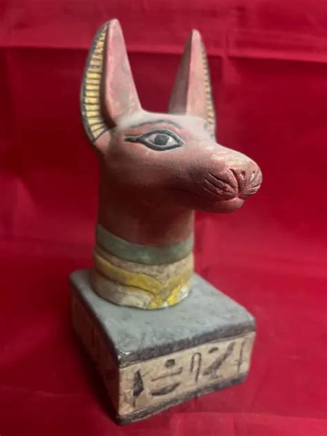 ANCIENT EGYPTIAN ANTIQUITIES Statue Anubis king of Death Egyptian Antique BC $179.00 - PicClick