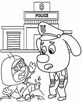 Sheriff Labrador And Friends coloring pages sketch template