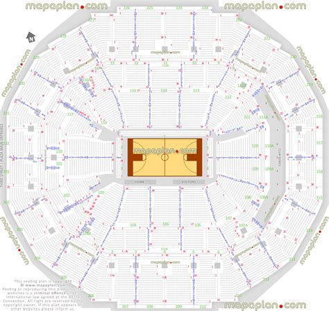 Memphis FedExForum seating chart - Basketball plan for Memphis ...