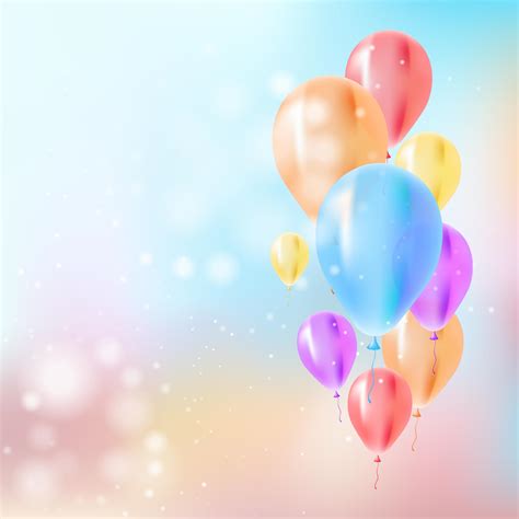 Birthday balloon background - Download Free Vectors, Clipart Graphics & Vector Art