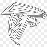 Falcons Logo Coloring Page sketch template