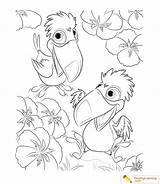 Rio Coloring Page 08  Free sketch template