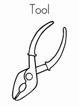 Tool coloring pages Free Printable sketch template