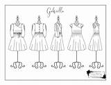 Gabriella FREE Coloring Page  Vintage Little Lady sketch template