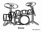 Drum Coloring Pages sketch template