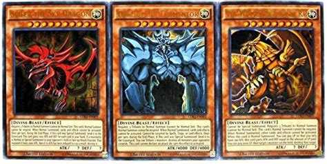 Buy Konami YuGiOh Legendary Decks II Ultra Rare Yugi's God Card Set LDK2-ENS01, LDK2-ENS02 ...