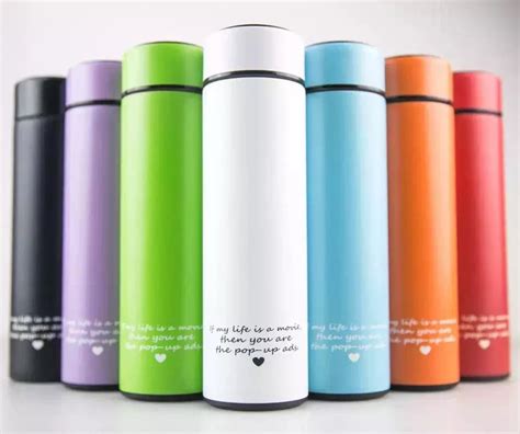 Genuine Vacuum Flasks Termo Mug Thermos Cup Thermal Water Bottle 500ml Stainless Steel Insulated ...