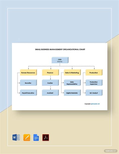 Organizational Chart Template Google Docs