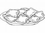 Italian Food  Lasagna coloring Page Free Printable Coloring Pages sketch template