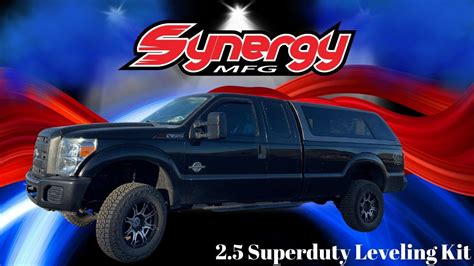 2011-2018 F250 & F350 4WD SuperDuty Synergy MFG Leveling Kit - YouTube