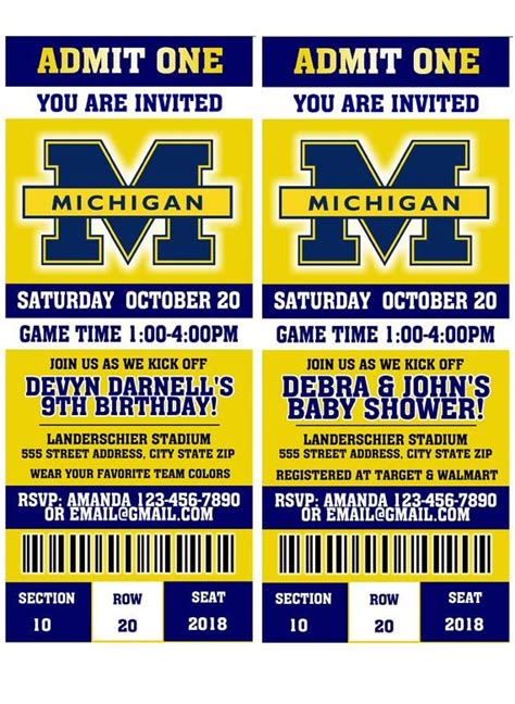 Myra Blake Kabar: University Of Michigan Football Tickets