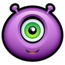 Happy Purple Alien Icon, PNG ClipArt Image | IconBug.com