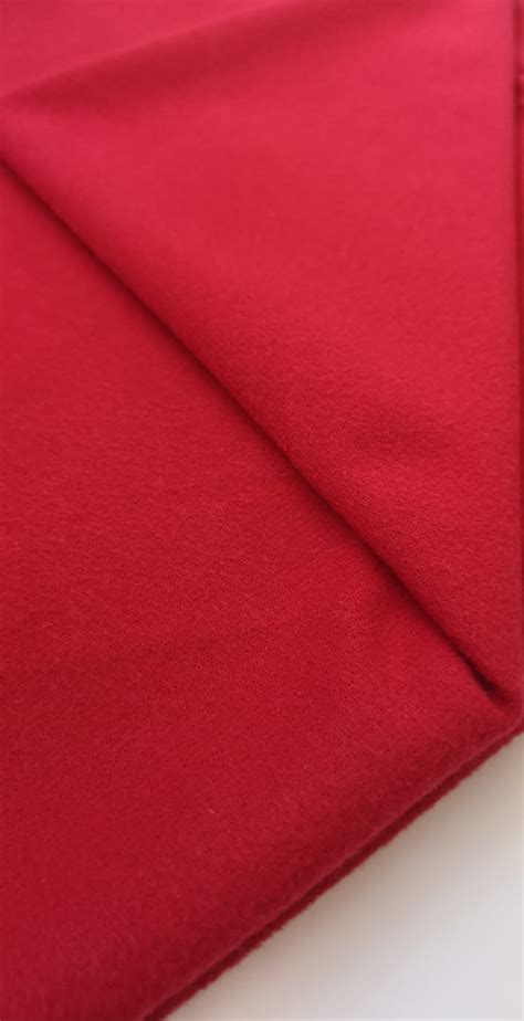 Cotton Knit Triacetate – Red | FabricStore