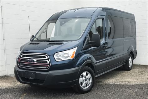 Pre-Owned 2019 Ford Transit Passenger Wagon XLT Full-size Passenger Van ...