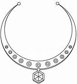 Necklace coloring Page  ColouringPages sketch template