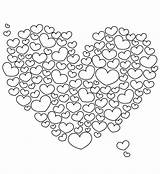35 Free Printable Heart Coloring Pages sketch template