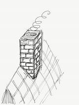Chimney Drawing At GetDrawings  Free Download sketch template